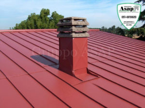 Copertura in alluminio pre-verniciato - rifacimento tetto