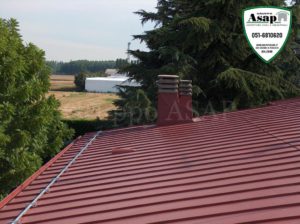 Rifacimento tetto: lastre in alluminio