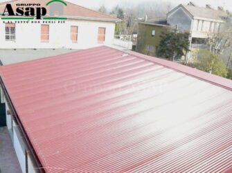 Coperture industriali grecate in acciaio